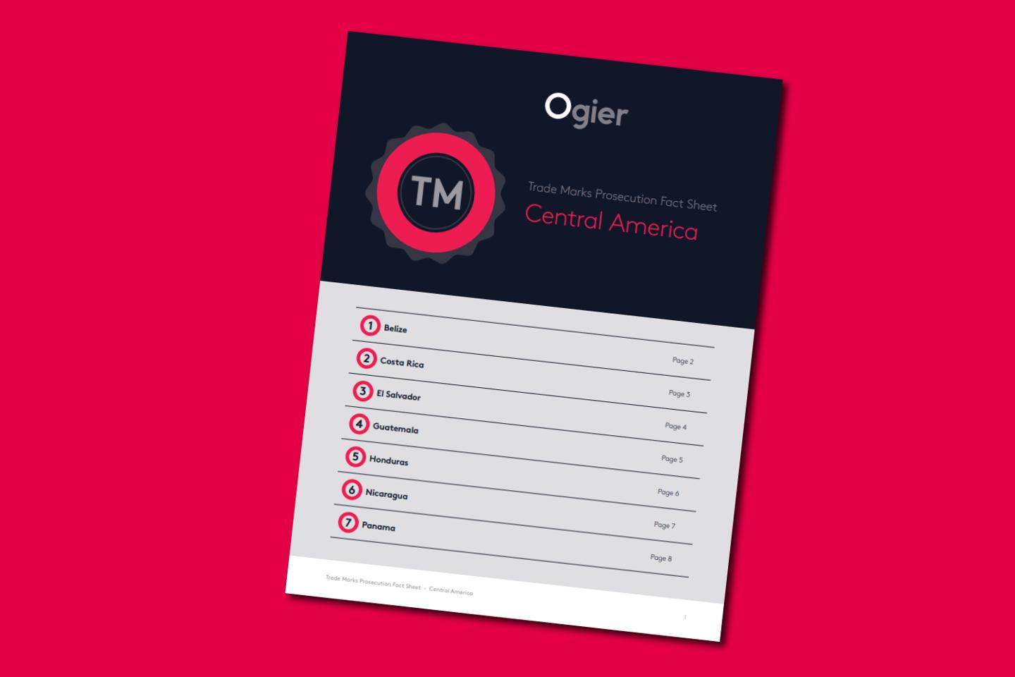 Factsheet Trade Marks Central America