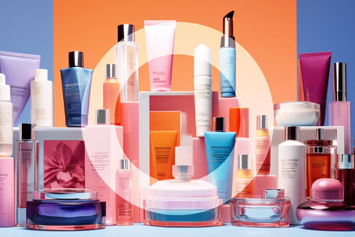 Stack Of Skincare Products