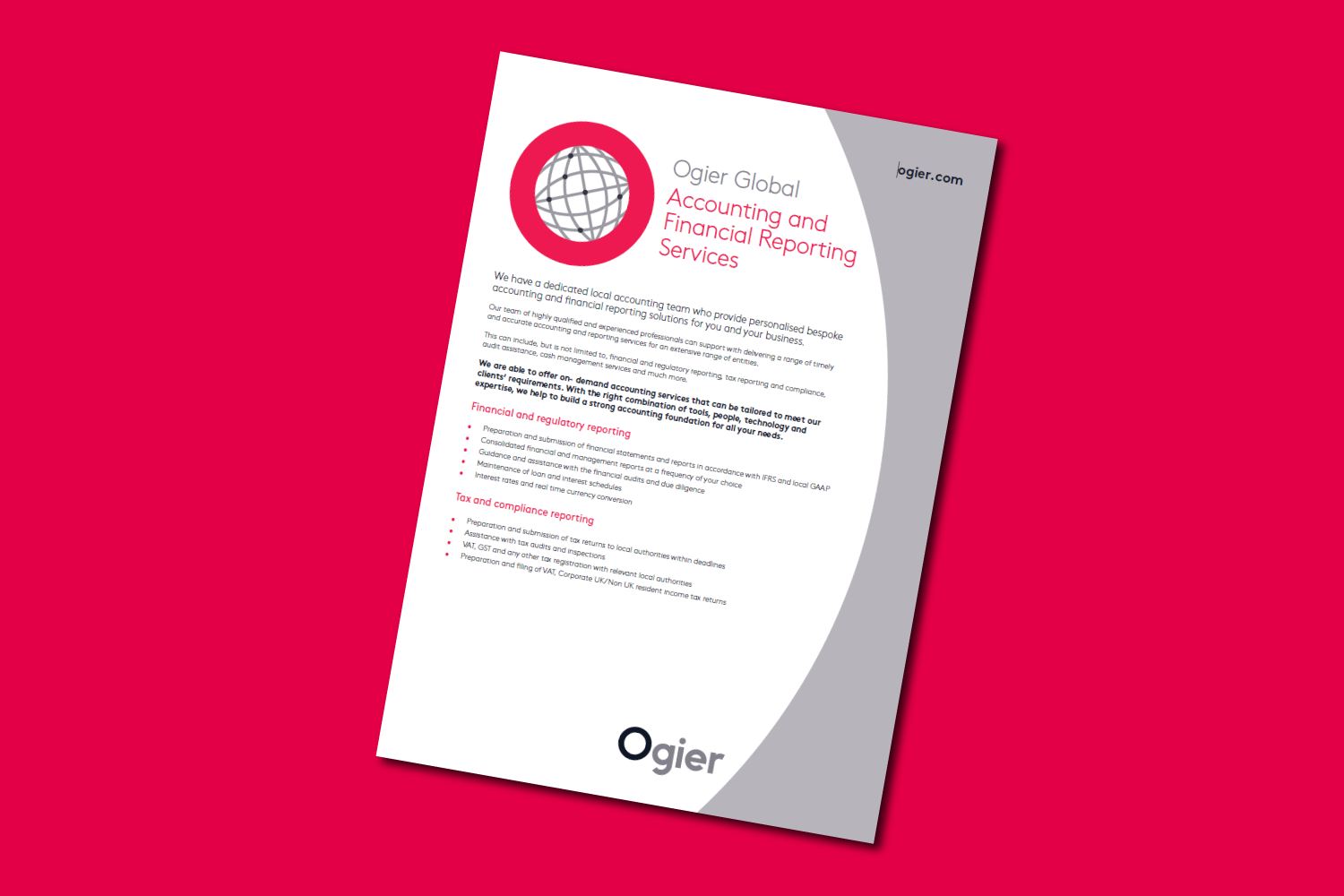 Factsheet Ogier Global Accounting Services