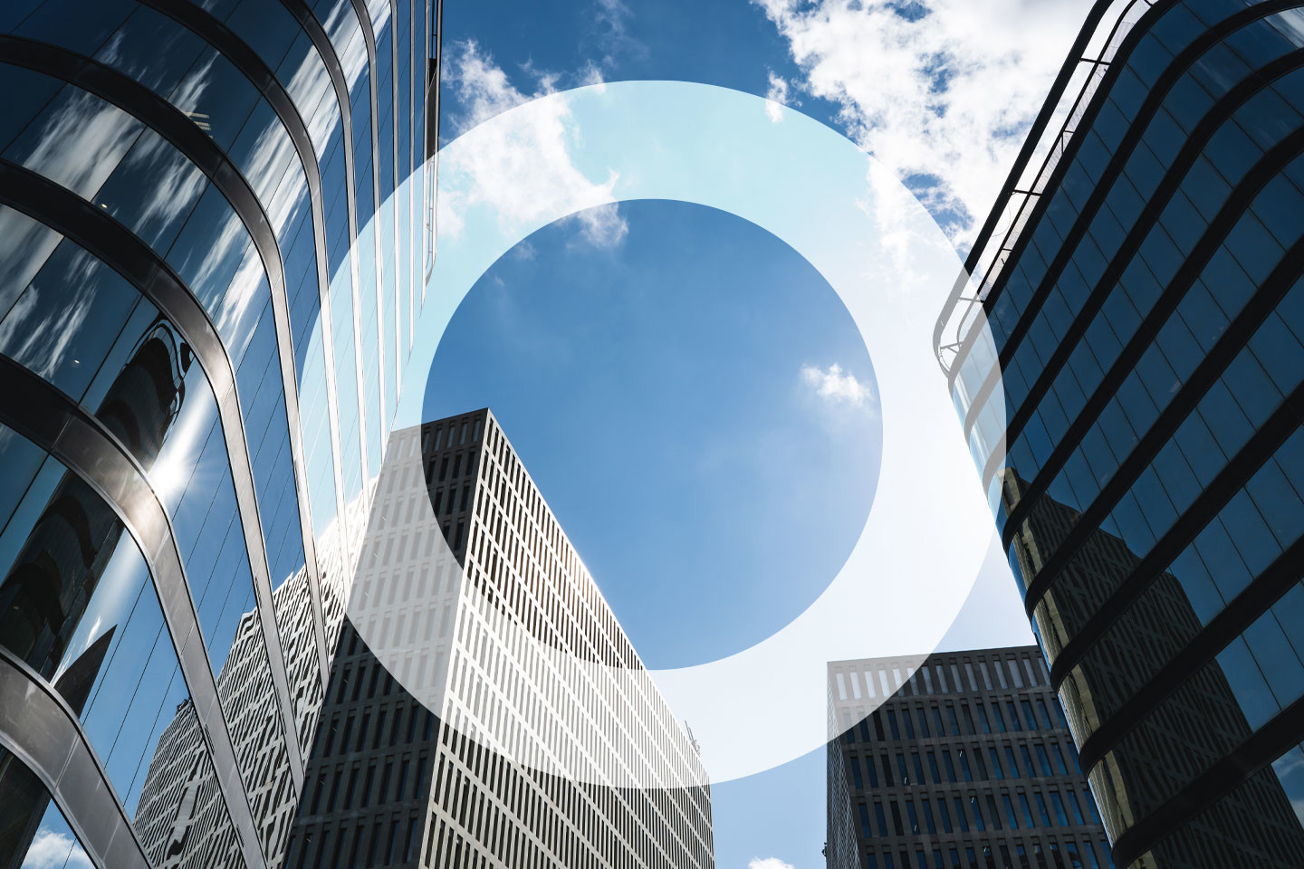Modern Gray Buildings And Sky