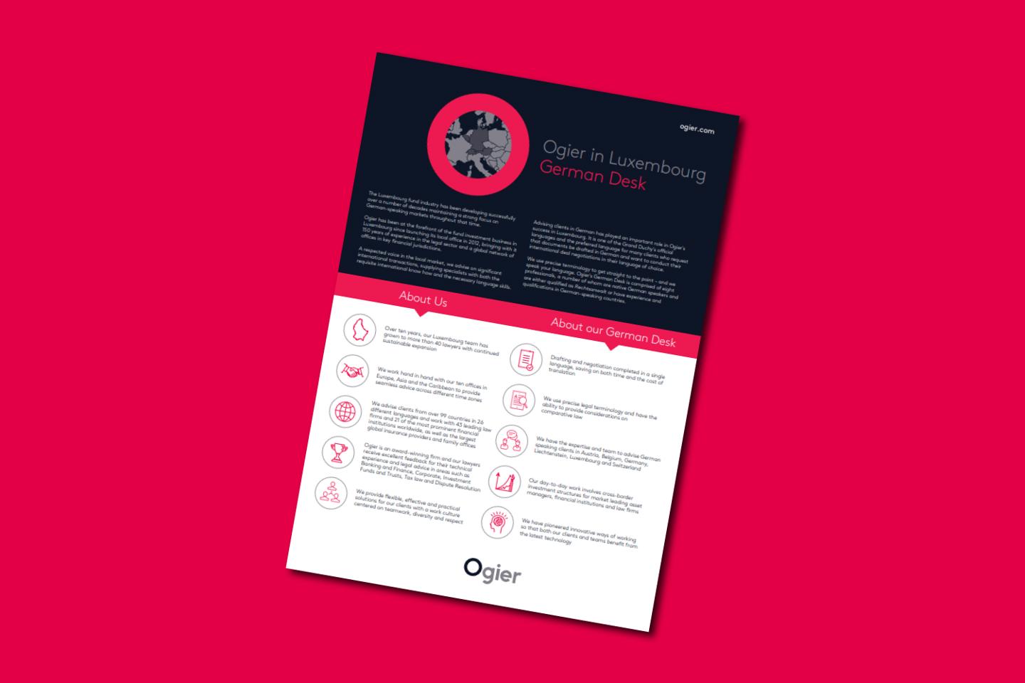 Factsheet Ogier In Luxembourg German Desk 5 Things