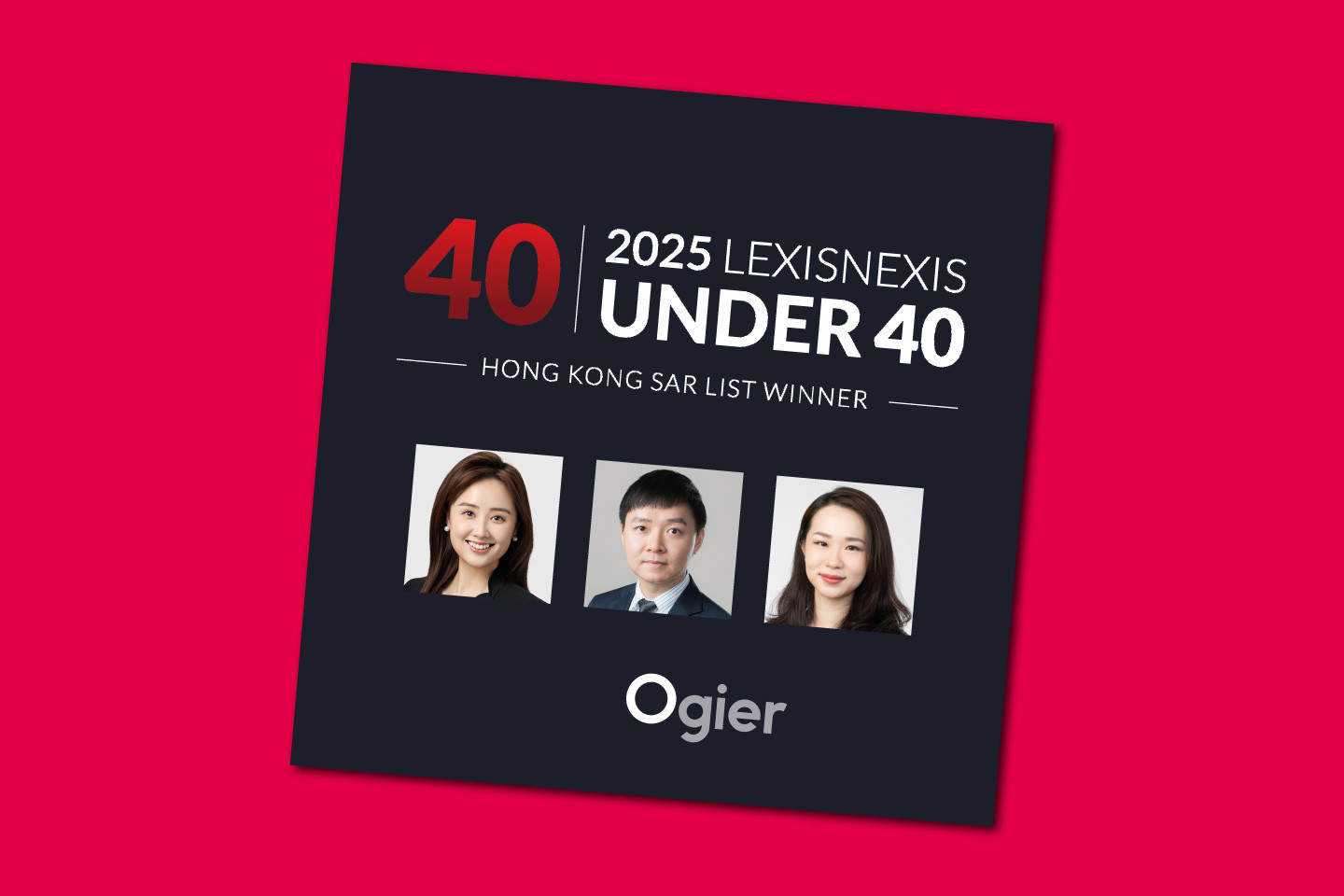 LexisNexis 40 Under 40 HK list 2025 Ogier partners